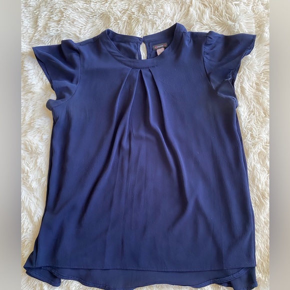 Cocomo Tops - Navy blue blouse